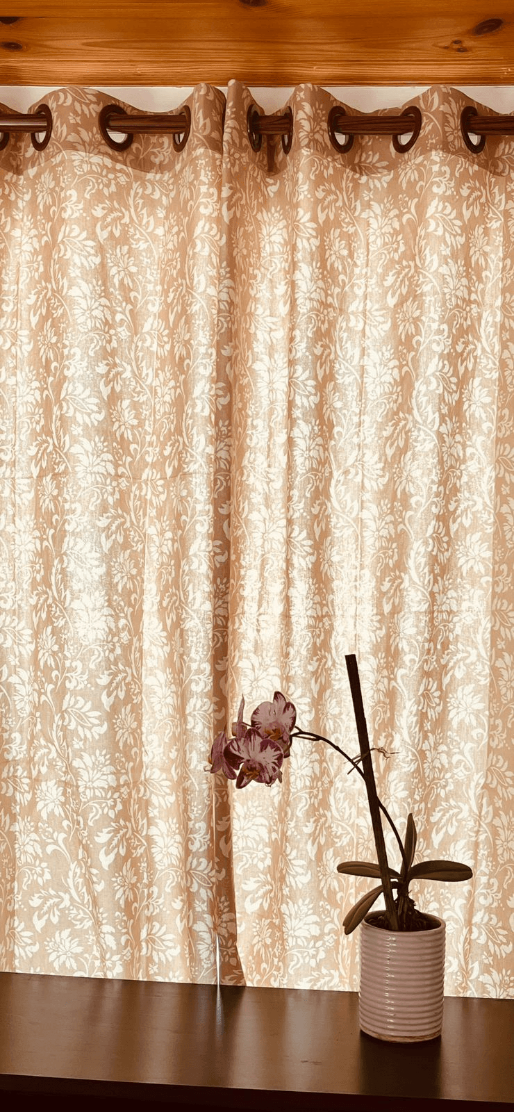 Beautifully Hand Printed Pure Cotton Curtains - Cotton Mill Nepal